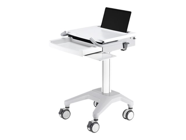 Neomounts Mobiler Laptop-Wagen, Multimedia-Wagen, Weiß, Laptop, 5 Kg, 25,4 Cm (10"), 43,2 Cm (17")