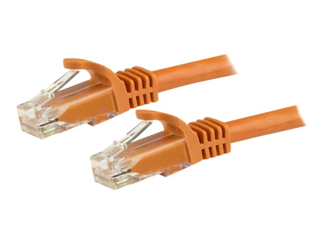 Startech.Com 7M Cat6 Ethernet Kabel, 10 Gigabit Snagless Rj45 650Mhz 100W Poe Patch Cord, Cat 6 10Gbe Utp Netzwerkkabel Mit Zugentlastung, Orange, Fl