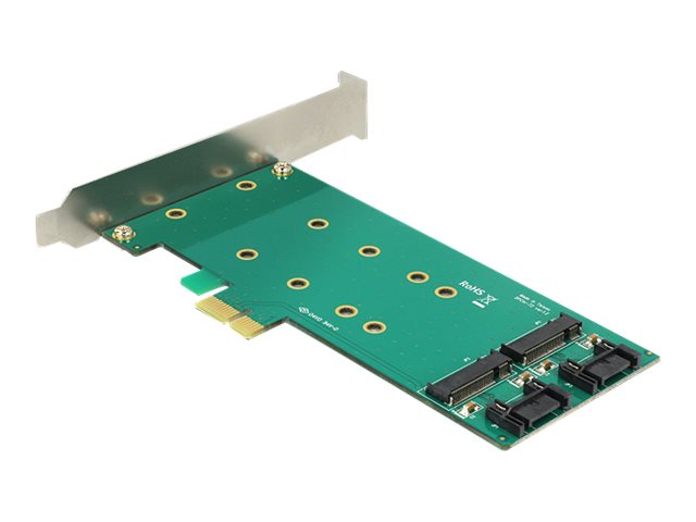 Delock Pci Express Card > 2 X Internal M.2 - Lagringskontrol - M.2 Card / Sata 6Gb/S - Lavprofil - Pcie X1