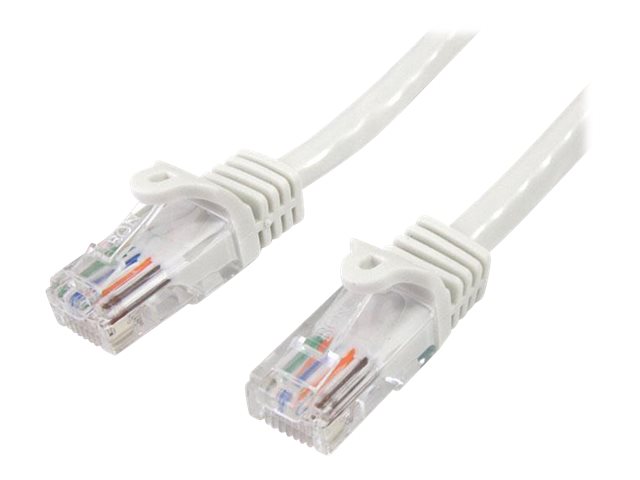Startech.Com 1M Cat5e Rj45 Utp Netzwerkkabel Snagless - Cat 5E Patchkabel - Weiß, 1 M, Cat5e, U/Utp (Utp), Rj-45, Rj-45