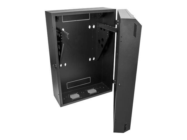 Startech 8U 19" Vertical Wall Mount Server Rack Cabinet, Low Profile (15"), 30" Deep Locking Network Enclosure With 2U For Switch Patch Panel Router