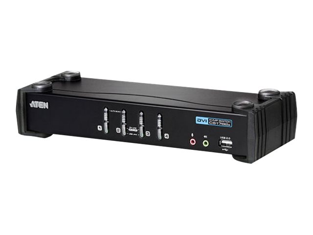 Aten Cubiq Cs1764a - Kvm / Audio-Umschalter - 4 X Kvm / Audio - 1 Lokalbruger - Desktop