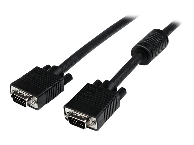 Startech.Com 5M Vga Monitorkabel - Koaxial Hd15 Video Kabel - St/St, 5 M, Vga (D-Sub), Vga (D-Sub), Männlich, Männlich, Schwarz