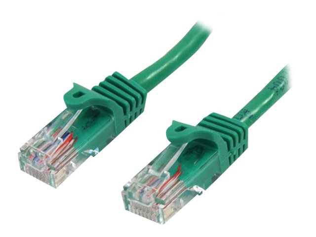 Startech 5M Green Cat5e / Cat 5 Snagless Ethernet Patch Cable 5 M - Netværkskabel - Rj-45 (Han) Til Rj-45 (Han) - 5 M - Utp - Cat 5E - Knastfri, Stre