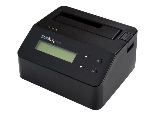 Startech.Com 1-Bay Festplatten Löscher, Selbständiges Hdd/Ssd Löschgerät, 4Kn, Usb 3.0 Auf Sata Iii (6 Gbit/S), 9 Löschmodi, Lcd Bildschirm, Db9 Druc