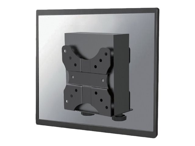 Neomounts Nm-Tc100black Mini-Pc-Halterung - Max 5 Kg - Universal, Monitor-Stativ Cpu-Halterung, 5 Kg, 100 X 100,50 X 50,75 X 75, Schwarz, Stahl, Chin