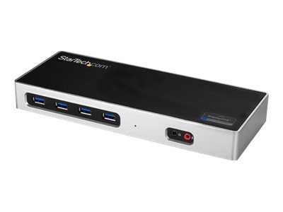 Startech.Com Usb-C Und Usb-A Dock - Dual Monitor 4K 60Hz Dock Displayport + Hdmi - Hybrid Usb 3.0 Dockingstation Für Usb-C / Usb-A Laptops - 6X Usb T
