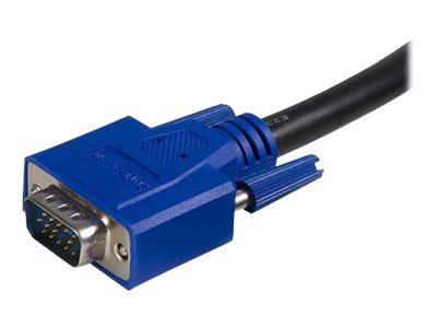 Startech.Com 1,8M Usb Vga Kvm 2-In-1 Kabel Für Kvm Switch, 1,8 M, Vga, Schwarz, Usb, Usb A + Vga, Usb B + Vga