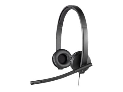 Logitech H570e, Kabelgebunden, Büro/Callcenter, 31,5 - 20000 Hz, 111 G, Kopfhörer, Schwarz