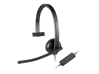 Logitech USB Headset H570e - Headset - på øret - kablet