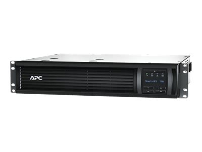 Apc Smart-Ups 750Va Lcd Rm - Usv (Rackversion) - Ac 230 V - 500 Watt - 750 Va - Ethernet, Rs-232, Usb - Output-Stikforbindelser: 4 - 2U - Sort - Med