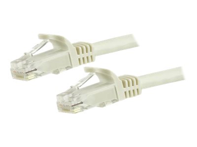 Startech.Com 0,5M Cat6 Snagless Rj45 Ethernet Netzwerkkabel - Weiß, 0,5 M, Cat6, U/Utp (Utp), Rj-45, Rj-45