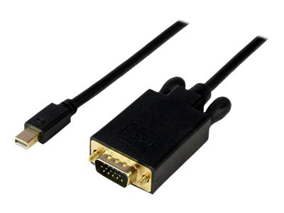 Startech.Com 3M Mini Displayport Auf Vga Kabel - Mdp Auf Vga Adapter - St/St - Schwarz, 3 M, Mini Displayport, Vga (D-Sub), Männlich, Männlich, Gerad