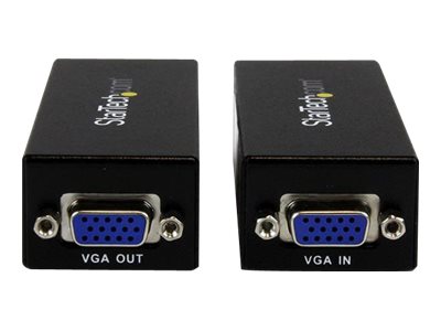 Startech.Com Vga Über Cat5 Video Extender Set Bis 80M - Vga Cat5 Extender, 1920 X 1200 Pixel, Av-Sender & -Empfänger, 80 M, Schwarz