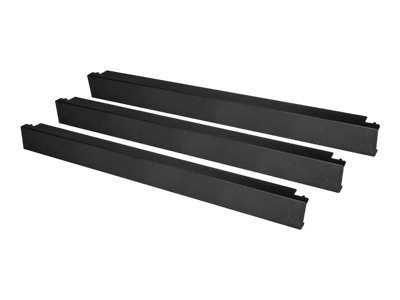 Startech.Com 1He Blindpanel - Werkzeuglose Rack Panel - 10 Pack, Blindplatte, Schwarz, Kunststoff, 1U, Eia Rs310-D, Eia Rs310-D