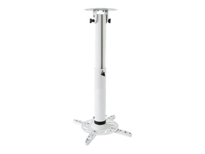 VivoLink Projector Bracket - Projektormonteringsbøjle - loftsmonterbar - hvid