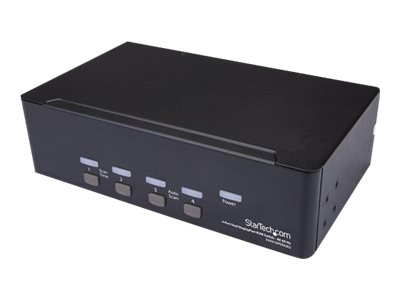 Startech Displayport Kvm - 4 Port - 4K 60Hz - Dual Monitor Kvm - Displayport Switch - Kvm Displayport - Desktop Kvm Switch (Sv431dpddua2) - Kvm / Aud