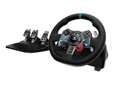 Logitech G29 Driving Force - Ratt- och pedaluppsättning - kabelansluten - för Sony PlayStation 3, Sony PlayStation 4 | Spel - Joystick och spelkontroller - Ratt & pedaler | GameStuff