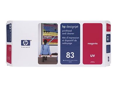 Hp 83 Magenta Designjet Uv-Druckkopf Und Druckkopfreiniger, Hp Designjet 5000 And 5500 Printer Series, Thermal Inkjet, Magenta, C4962a, Singapur, 114