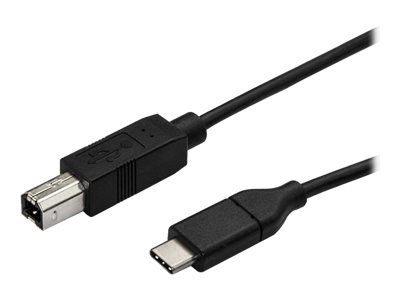 Startech.Com Usb-C Auf Usb-B Druckerkabel - St/St - 3M - Usb 2.0, 3 M, Usb C, Usb B, Usb 2.0, Männlich/Männlich, Schwarz