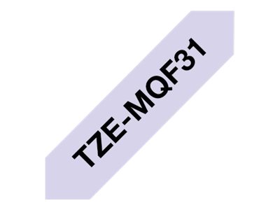 Brother TZe-MQF31 - sort på pastelilla 12mm x 4m