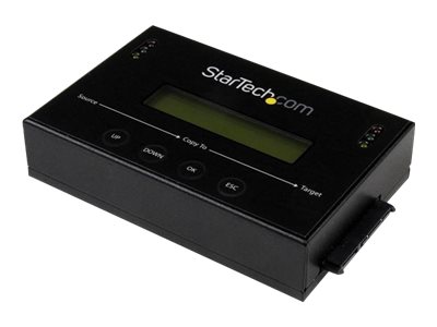 Startech 1:1 Hard Drive Duplicator And Eraser For 2.5" & 3.5" Sata Hdd Ssd - Lcd & Rs-232 - 14Gbpm Duplication Speed - Cloner & Wiper (Satdup11) - H