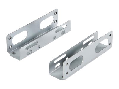 Startech.Com 3,5" Universal Festplatten Einbauwinkel - Hdd Adapter Für 5,25" Schacht, 13,3 Cm (5.25"), Speicherlaufwerkbehälter, Silber, 3.5", Metall