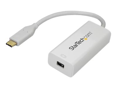 Startech.Com Usb-C Auf Mini Displayport Adapter - 4K 60Hz - Weiß - Usb 3.1 Typ-C Auf Mini Dp Adapter - Verbesserte Version Ist Cdp2mdpec, Usb Typ-C,