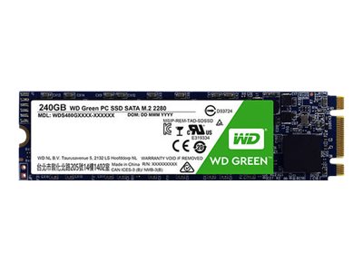 WD Green PC SSD WDS240G2G0B - SSD - 240 GB - - M.2 2280 - SATA 6Gb/s