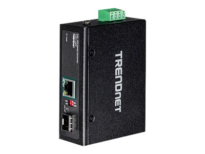 Trendnet Ti-Pf11sfp - Glasfaser-Medienkonverter - 1Gbe - 10Base-T, 100Base-Tx, 1000Base-T - Rj-45 / Sfp (Mini-Gbic) - Bis Zu 40 Km - Taa-Konform