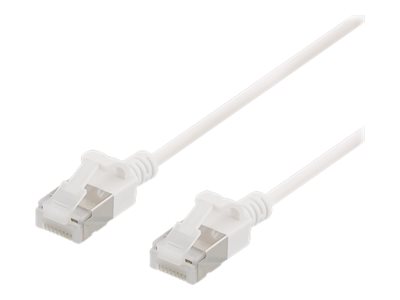 Deltaco - Patchkabel - Rj-45 (Stecker) Auf Rj-45 (Stecker) - 50 Cm - U/Ftp - Cat 6A - Halogenfrei, Vergossen, Knotenfrei - Weiß