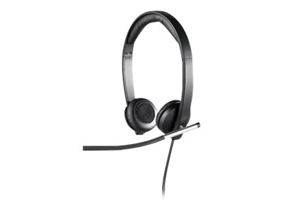Logitech 981-000519, Kabelgebunden, Büro/Callcenter, 50 - 10000 Hz, 120 G, Kopfhörer, Schwarz, Silber