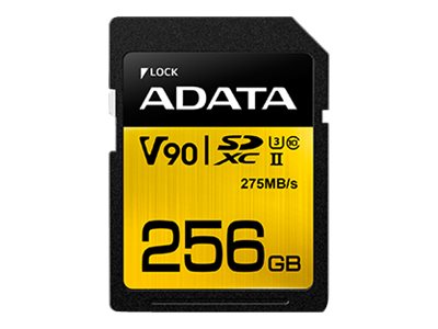 Adata Premier One - Flashhukommelseskort - 256 Gb - Uhs-Ii U3 / Class10 - Sdxc Uhs-Ii