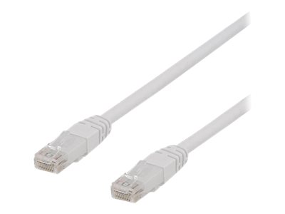 Deltaco Tp-61Vau - Patchkabel - Rj-45 (Han) Til Rj-45 (Han) - Utp - Cat 6A - Hvid