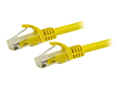 StarTech.com 5m CAT6 Ethernet Cable, 10 Gigabit Snagless RJ45 650MHz 100W PoE Patch Cord, CAT 6 10GbE UTP Network Cable w/Strain Relief, Yellow, Wiring is UL Certified/TIA - Category 6 - 24AWG (N6PATC5MYL) - Nätverkskabel - RJ-45 (hane) till RJ-45 (hane) - 5 m - UTP - CAT 6 - hakfri, tvinnad - gul | Datortillbehör - Kablar & adaptrar - Nätverkskablar | GameStuff