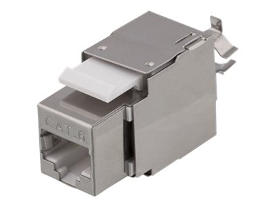 Deltaco Md-119, Flach, Metallisch, Weiß, Rj-45, Rj-45, Weiblich, Weiblich