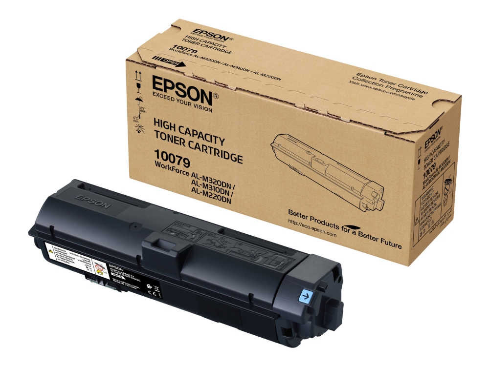 Epson S110079 - Høj Kapacitet - Sort - Original - Tonerpatron - For Workforce Al-M310dn, Al-M310dtn, Al-M320dn, Al-M320dtn