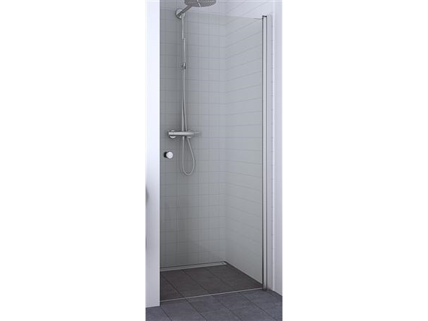 Dansani Match Brusedør 200*77-79 Cm, Klart Glas