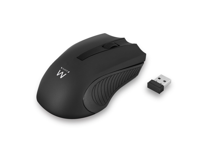 Ewent EW3221, Ambidextrous, Optisk, RF Trådlös, 1200 DPI, Svart | Datortillbehör - Möss & Tangentbord - Möss & Pekdon | GameStuff