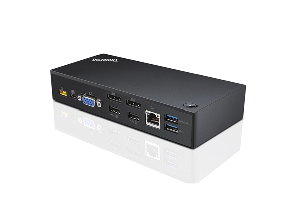 Lenovo ThinkPad USB-C Dock - Dokkingstasjon - USB-C - VGA - GigE - 90 ...