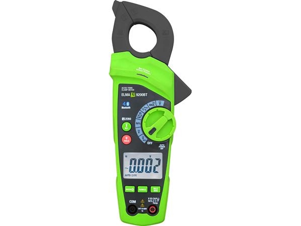 Elma Instruments Elma 9200Bt Ist Ein Robustes True Rms Ac/Dc-Tangamperemeter Mit Bluetooth-Funktion.