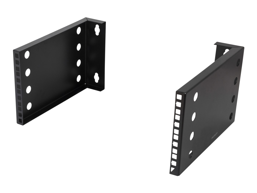 DELTACO 19-DTSR0704 - Konsoli telineeseen - seinäkiinnitettävä - musta - 4U - 10/19