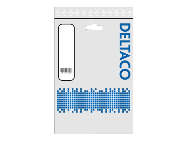 Deltaco - Forlængerkabel Til Antenne - Iec-Forbindelse (Han) Til Iec-Forbindelse (Hun) - 1 M - Hvid