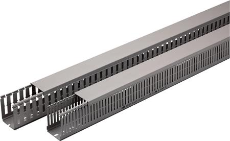 Blyfri skyddsrörsledning UL/CSA Höjd 100 mm x Bredd 150 mm Färg: Grå RAL 7030 - (2 meter) | EL Artiklar - Andra EL - Monteringsutrustning | GameStuff