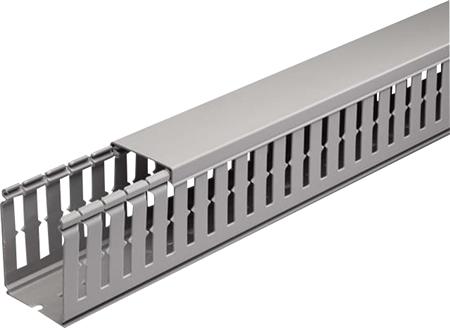 ABB kaapelikanava lyijytön UL/CSA Korkeus 100 mm x leveys 40 mm Väri: Harmaa RAL 7030 - (2 metriä)