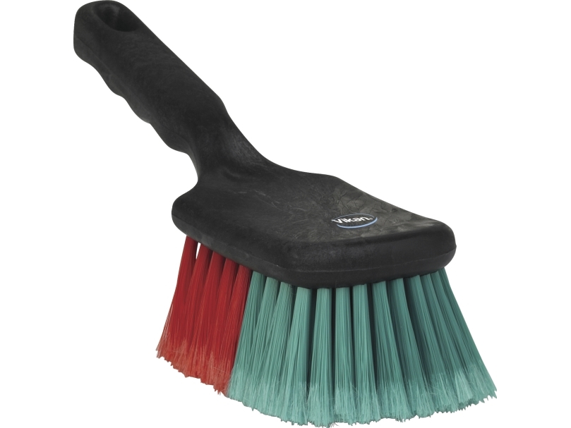 Bilborste, Vikan, svart, polyester/PP, kort skaft, mjuk, delad, 67 % återvunnen plast | Bilvård & Biltillbehör - Bilvård märken | GameStuff