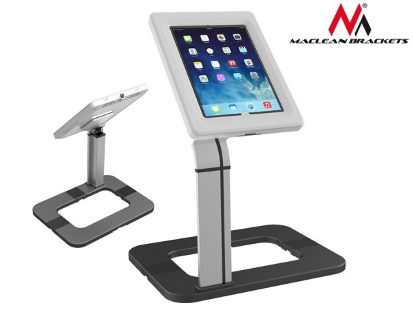 Maclean Mc-644 - Stativ - For Tablet - Abs Plastic - Sort, Hvid - Skærmstørrelse: 9.7"-10.1"