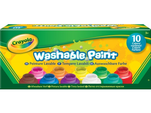 Crayola 54-1207G, 60 ml, Multi, Pestävä, 10 kpl |