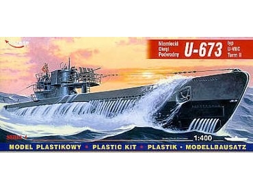 Mirage tysk ubåd U-673 Type VIIC Turm II (40412)