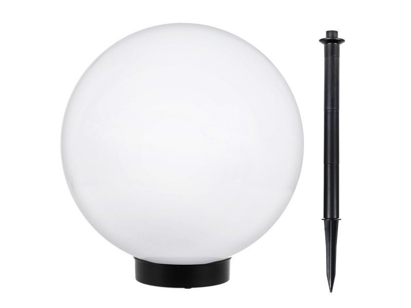 GreenBlue GB168 freestanding solar garden sphere lamp 30x30x63 cm, white LED